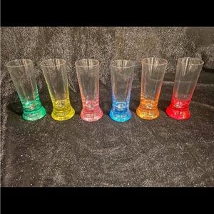 Retro coloured Base Glass set